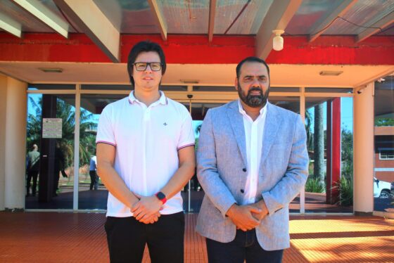 VISITA DEL SR. MINISTRO DE DEPORTES CÉSAR RAMIREZ